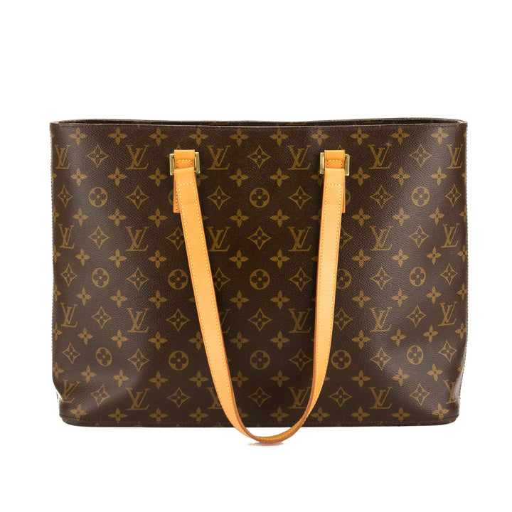 L*V Monogram Canvas Luco Tote Bag (Pre Owned)