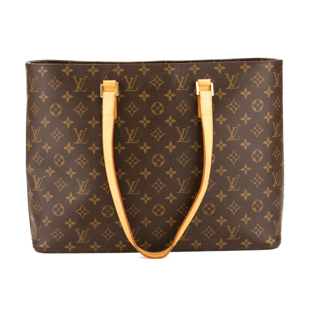 L*V Monogram Canvas Luco Tote Bag (Pre Owned)