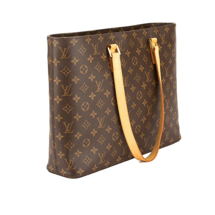 L*V Monogram Canvas Luco Tote Bag (Pre Owned)