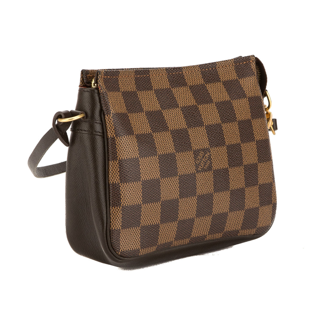 L*V Damier Ebene Canvas Trousse Cosmetic Tote Bag (Pre Owned)