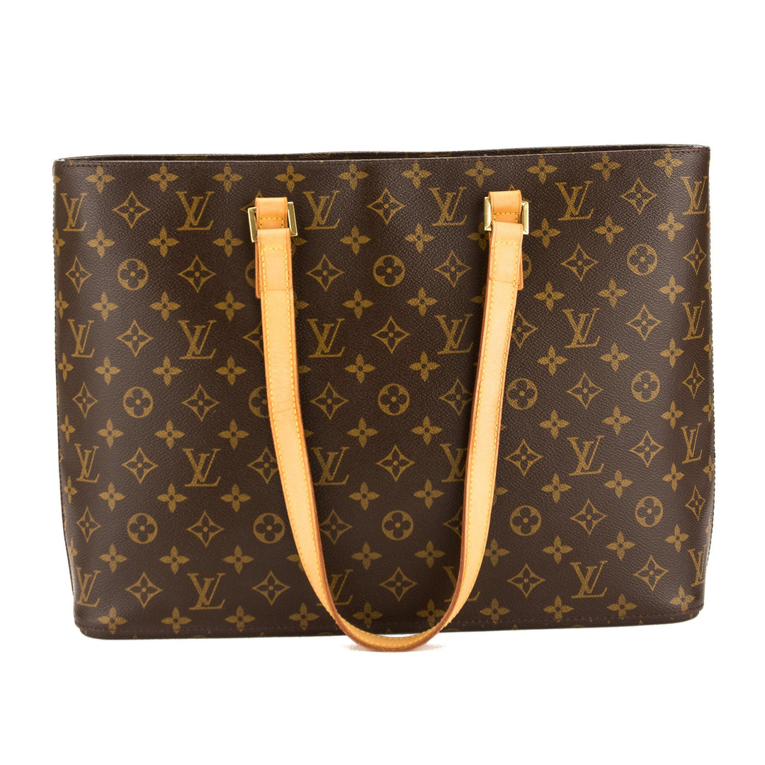 L*V Monogram Canvas Luco Tote Bag (Pre Owned)
