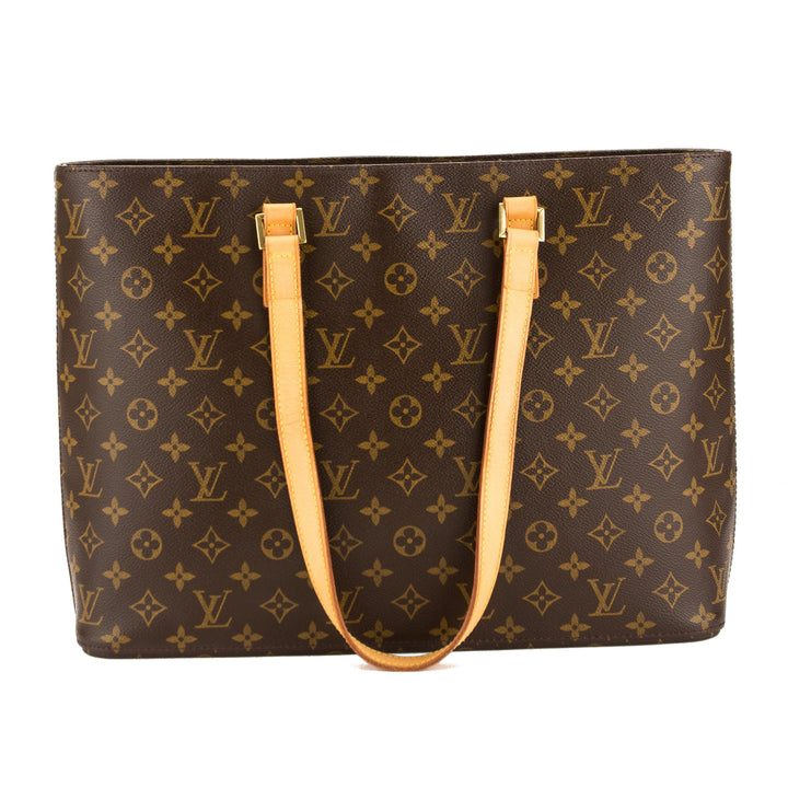 L*V Monogram Canvas Luco Tote Bag (Pre Owned)