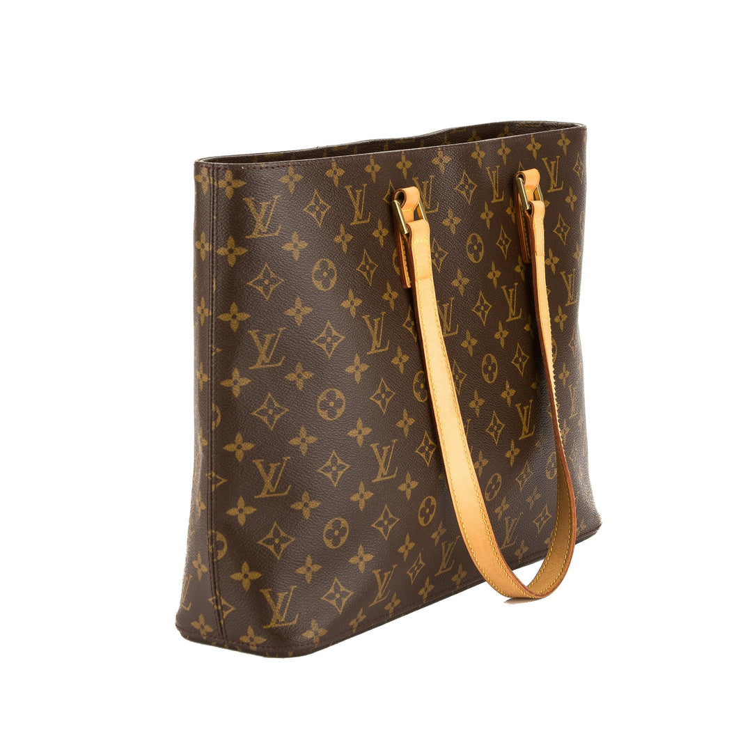 L*V Monogram Canvas Luco Tote Bag (Pre Owned)
