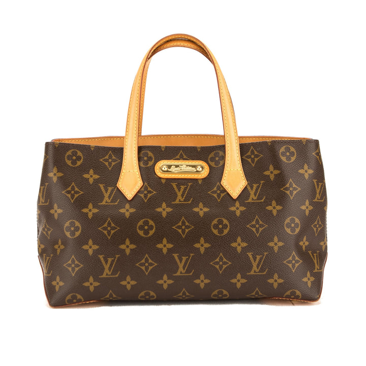 L*V Monogram Canvas Wilshire PM Tote Bag (Pre Owned)