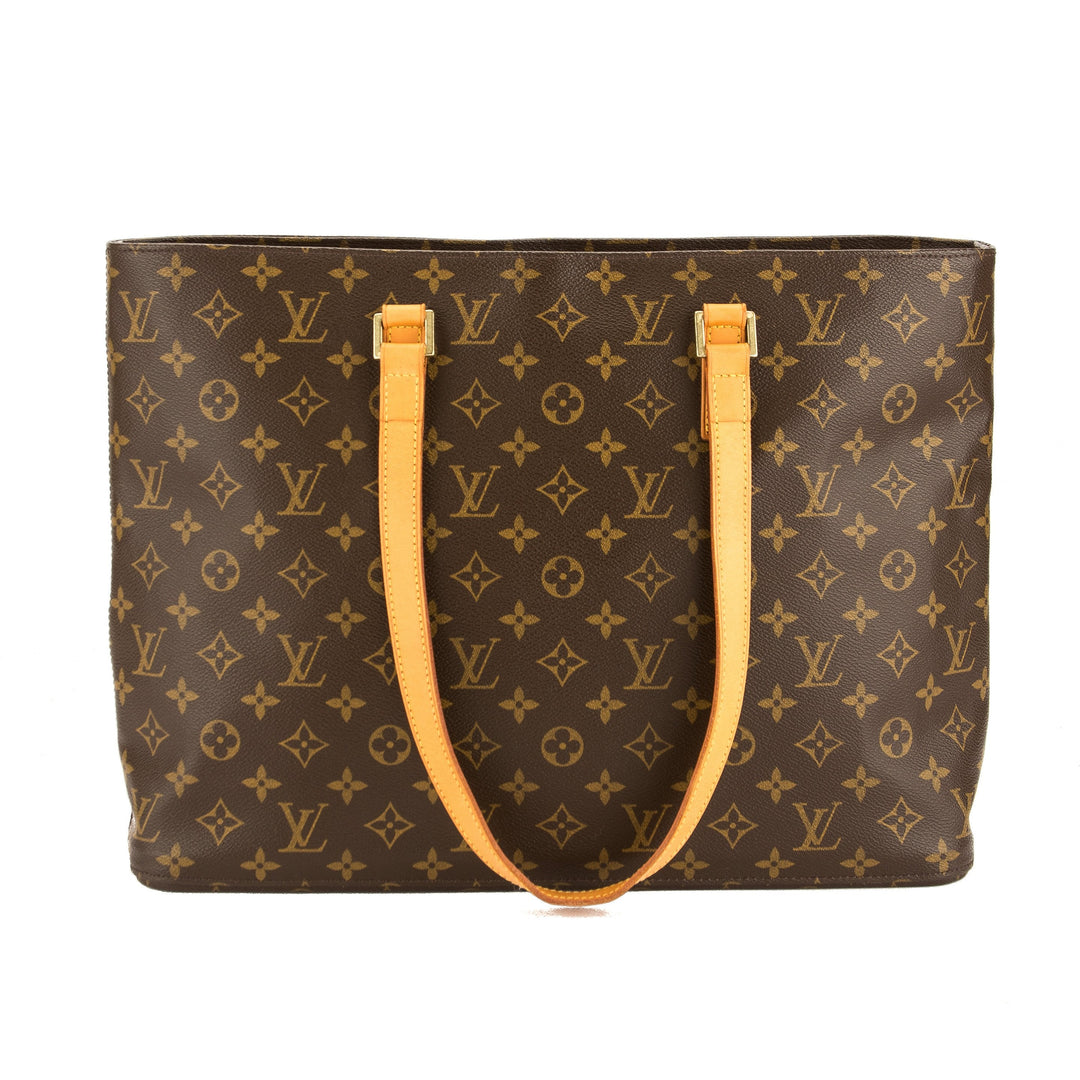 L*V Monogram Canvas Luco Tote Bag (Pre Owned)