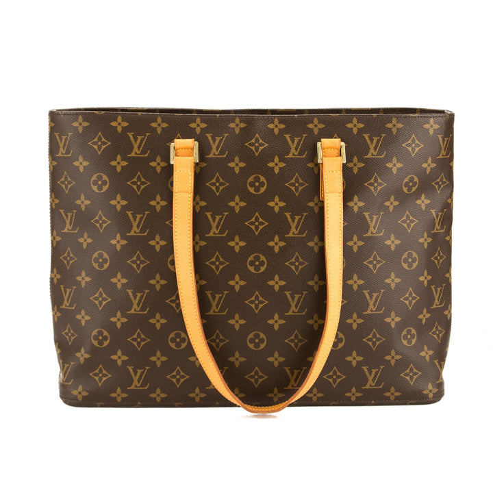 L*V Monogram Canvas Luco Tote Bag (Pre Owned)