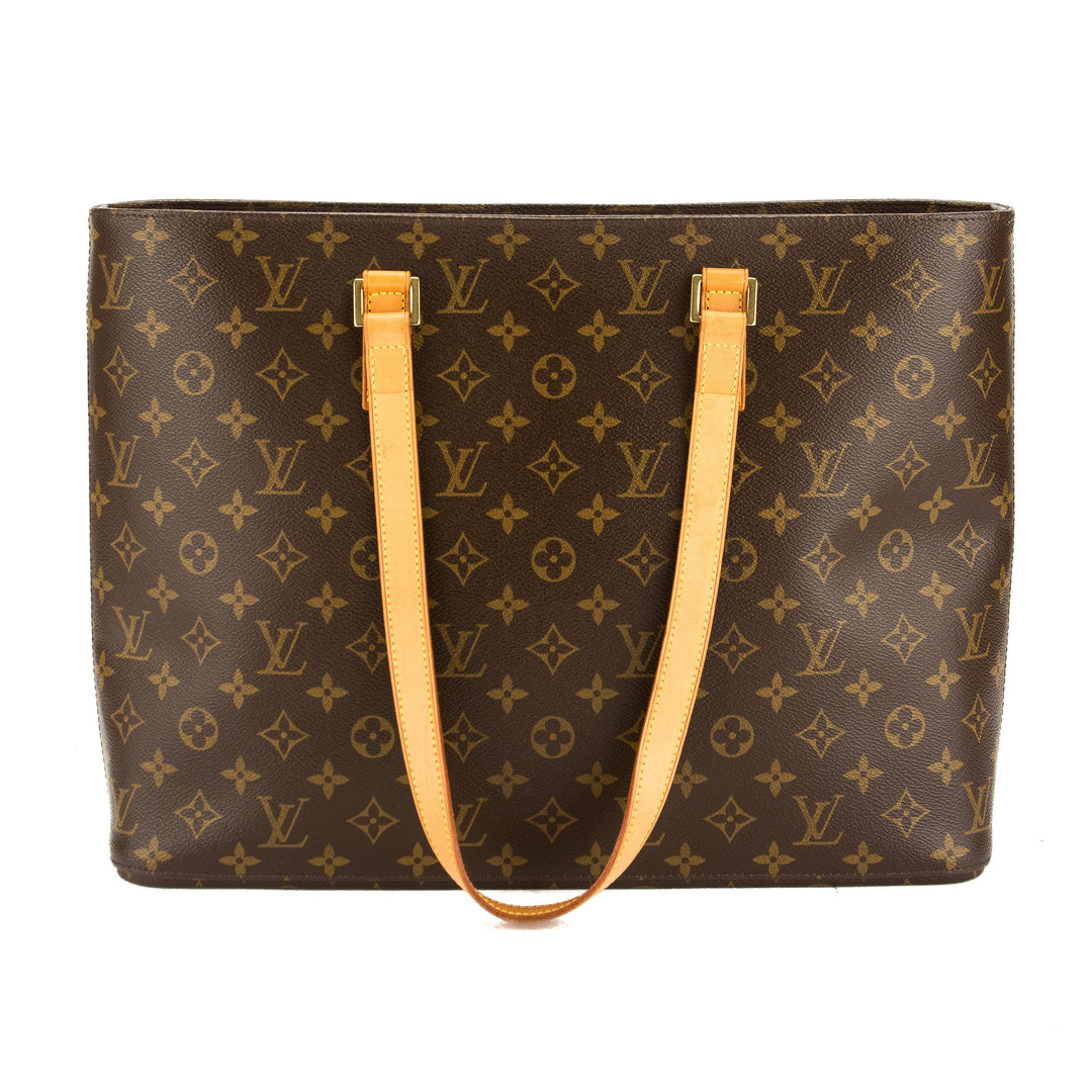 L*V Monogram Canvas Luco Tote Bag (Pre Owned)
