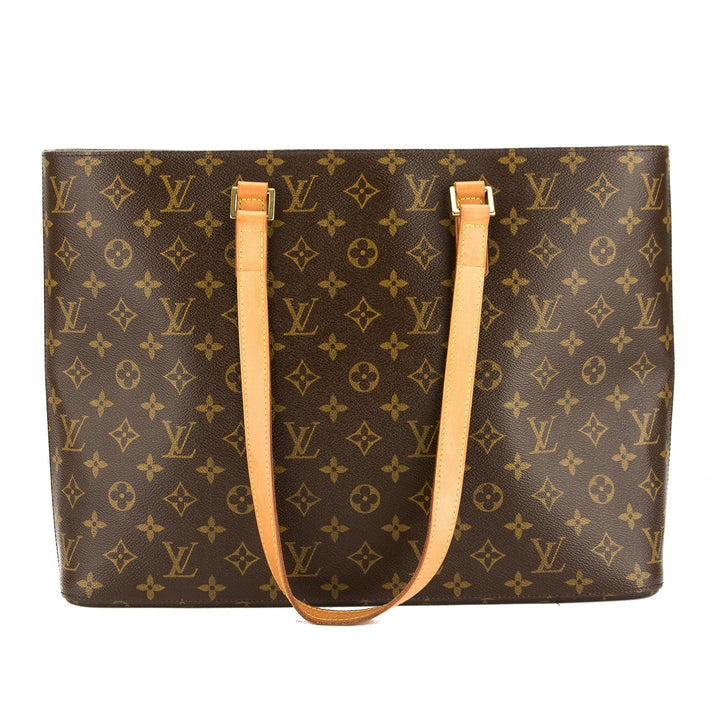 L*V Monogram Canvas Luco Tote Bag (Pre Owned)