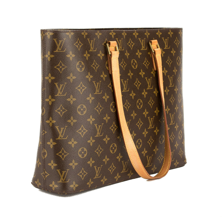L*V Monogram Canvas Luco Tote Bag (Pre Owned)