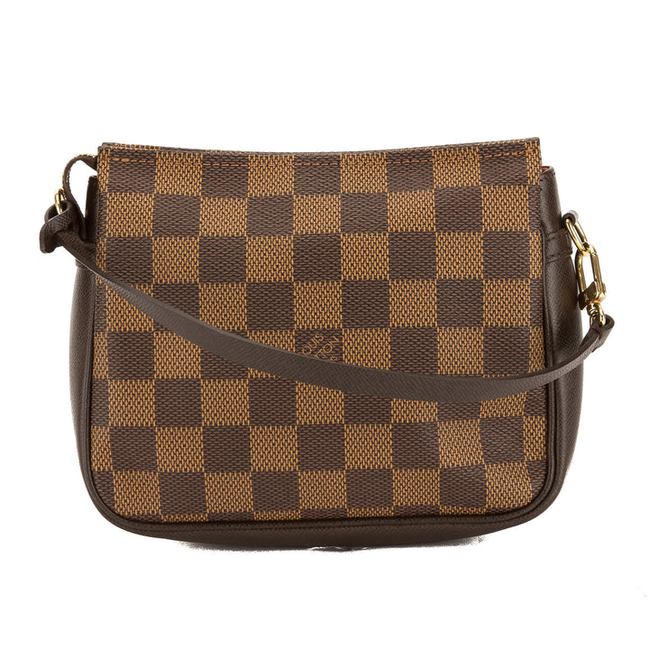 L*V Damier Ebene Canvas Trousse Cosmetic Tote Bag (Pre Owned)