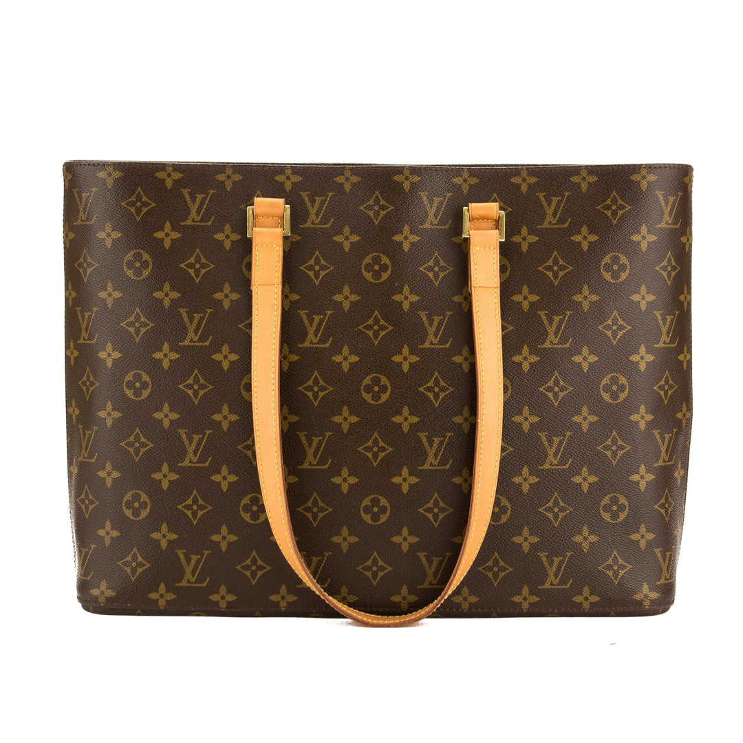 L*V Monogram Canvas Luco Tote Bag (Pre Owned)