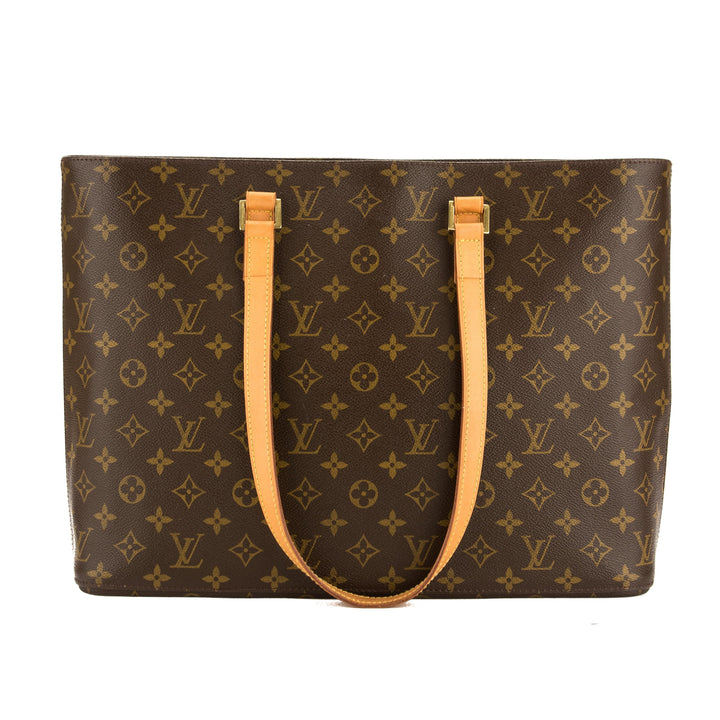 L*V Monogram Canvas Luco Tote Bag (Pre Owned)