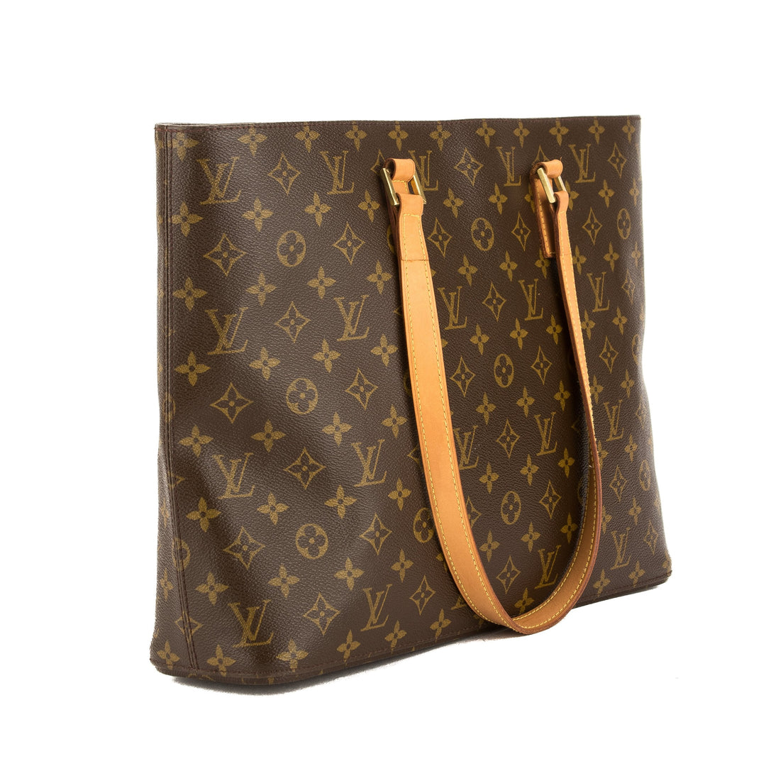 L*V Monogram Canvas Luco Tote Bag (Pre Owned)