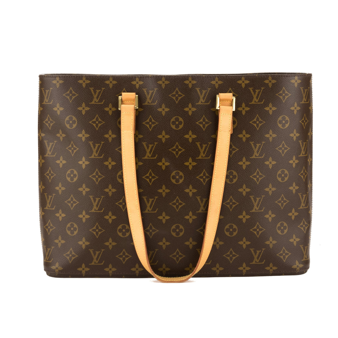 L*V Monogram Canvas Luco Tote Bag (Pre Owned)
