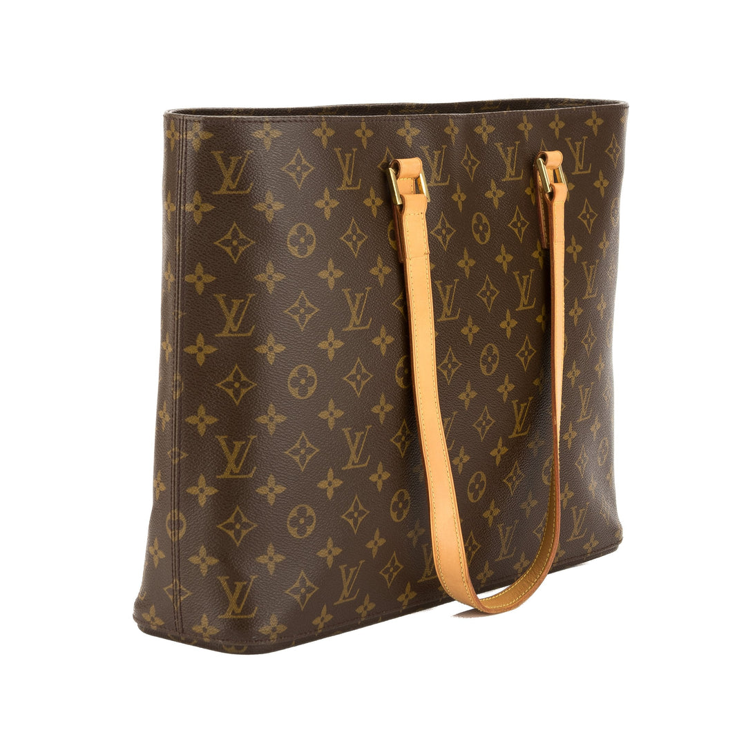 L*V Monogram Canvas Luco Tote Bag (Pre Owned)