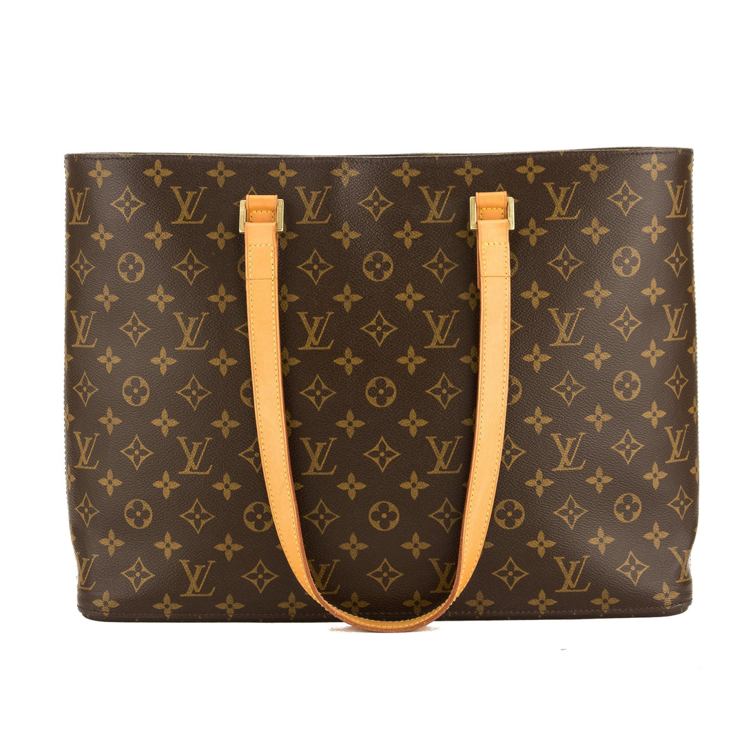 L*V Monogram Canvas Luco Tote Bag (Pre Owned)