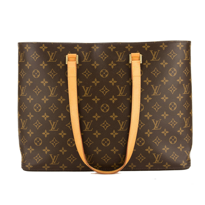 L*V Monogram Canvas Luco Tote Bag (Pre Owned)