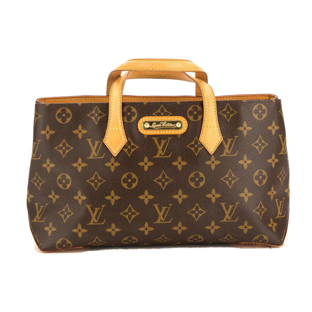 L*V Monogram Canvas Wilshire PM Tote Bag (Pre Owned)