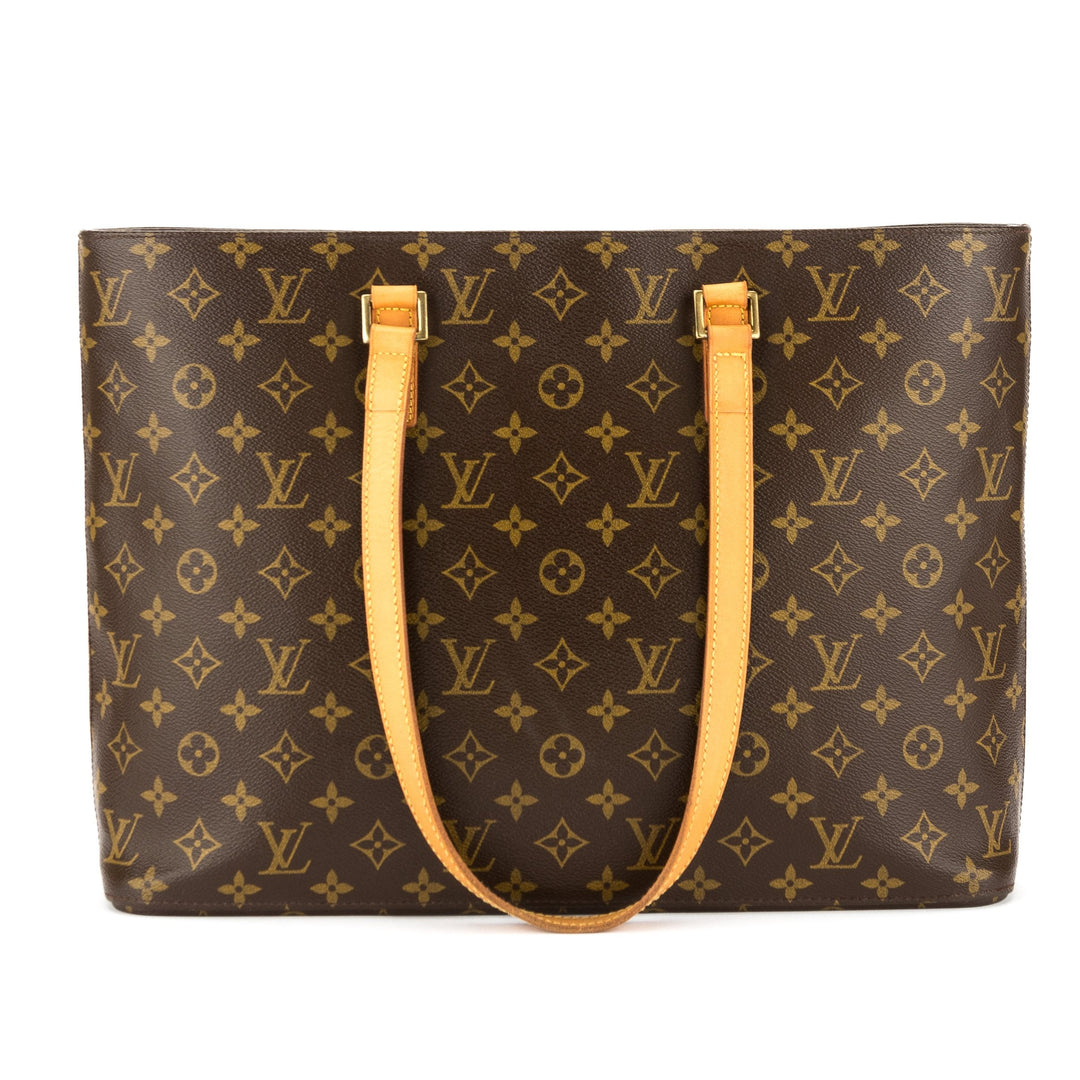 L*V Monogram Canvas Luco Tote Bag (Pre Owned)