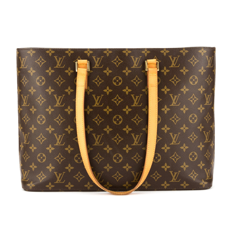 L*V Monogram Canvas Luco Tote Bag (Pre Owned)