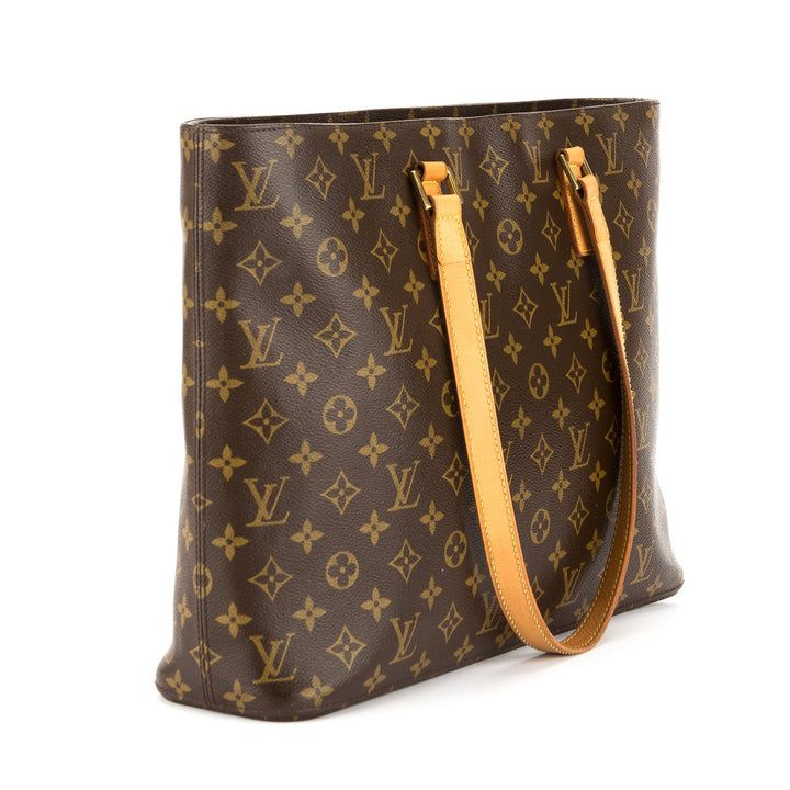 L*V Monogram Canvas Luco Tote Bag (Pre Owned)