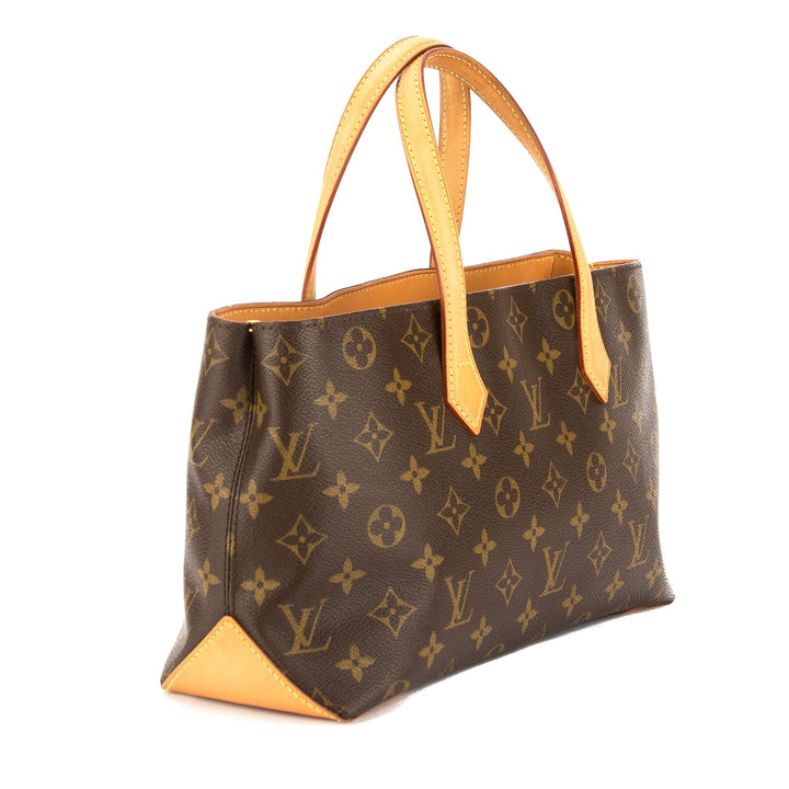 L*V Monogram Canvas Wilshire PM Tote Bag (Pre Owned)