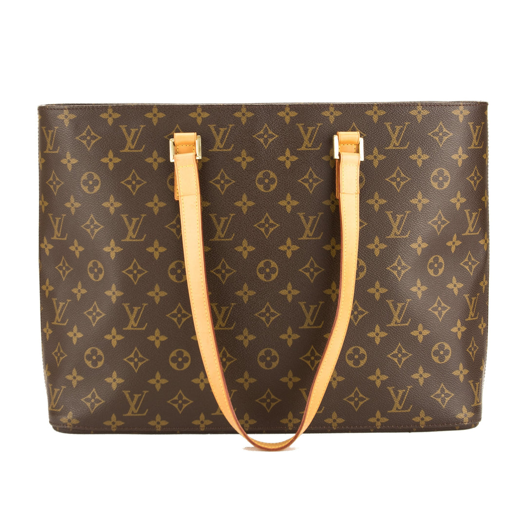 L*V Monogram Canvas Luco Tote Bag (Pre Owned)