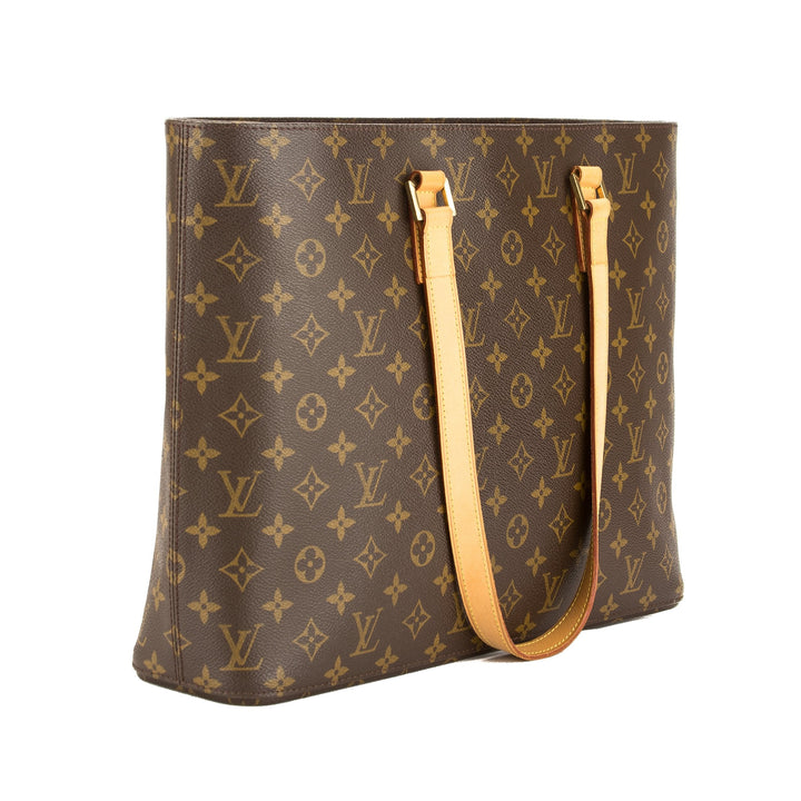 L*V Monogram Canvas Luco Tote Bag (Pre Owned)