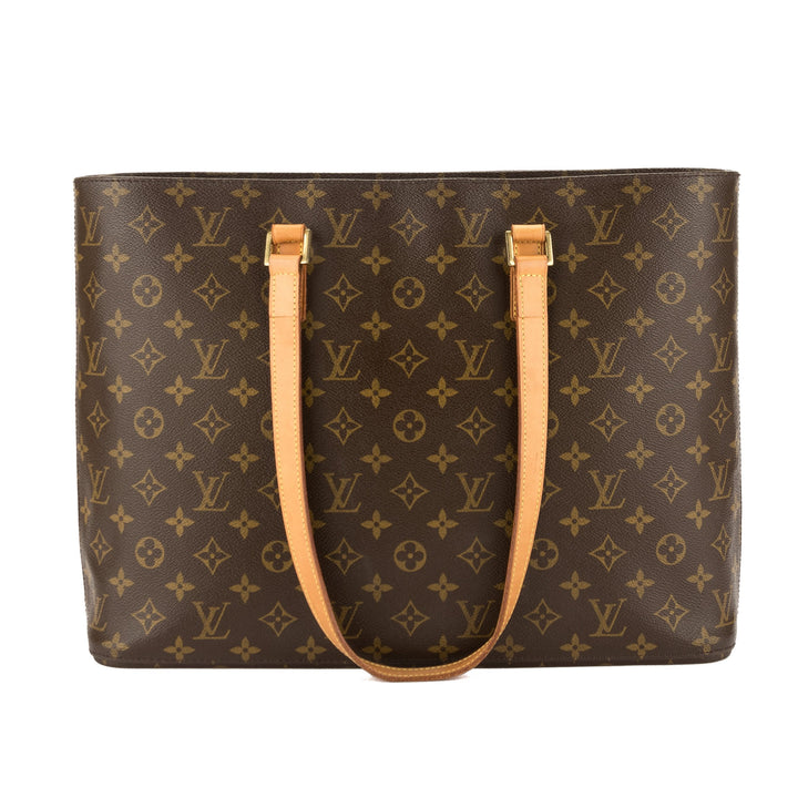 L*V Monogram Canvas Luco Tote Bag (Pre Owned)