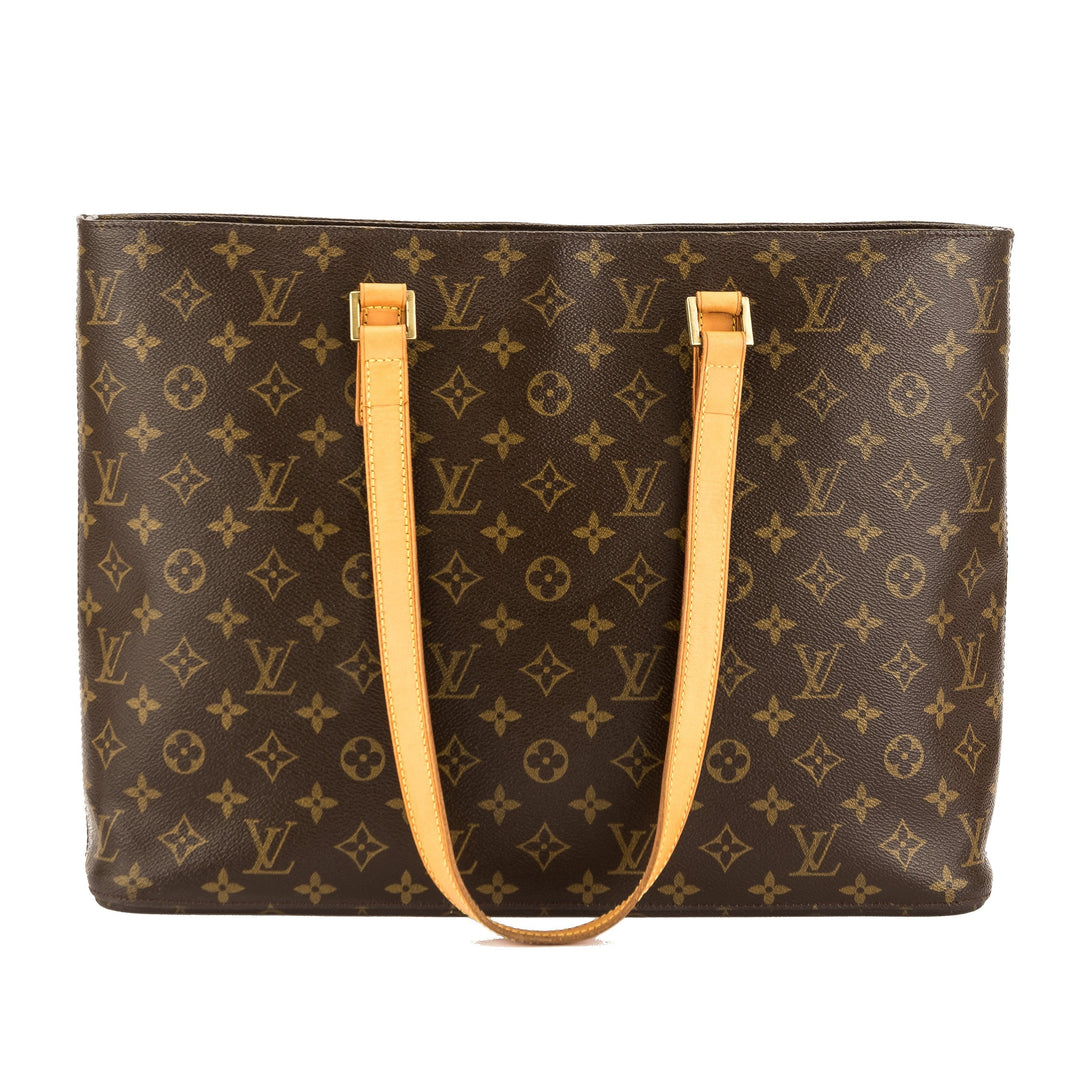 L*V Monogram Canvas Luco Tote Bag (Pre Owned)