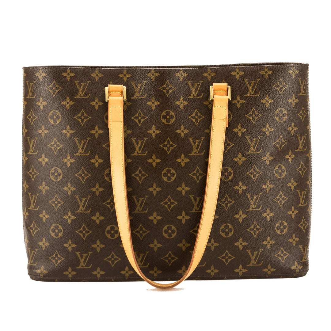 L*V Monogram Canvas Luco Tote Bag (Pre Owned)