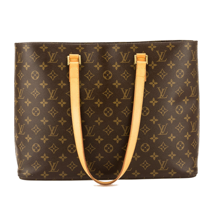 L*V Monogram Canvas Luco Tote Bag (Pre Owned)