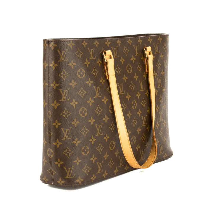 L*V Monogram Canvas Luco Tote Bag (Pre Owned)