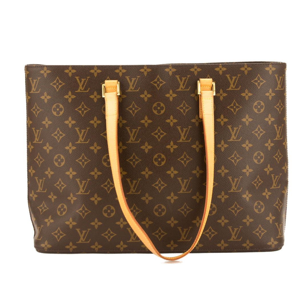 L*V Monogram Canvas Luco Tote Bag (Pre Owned)