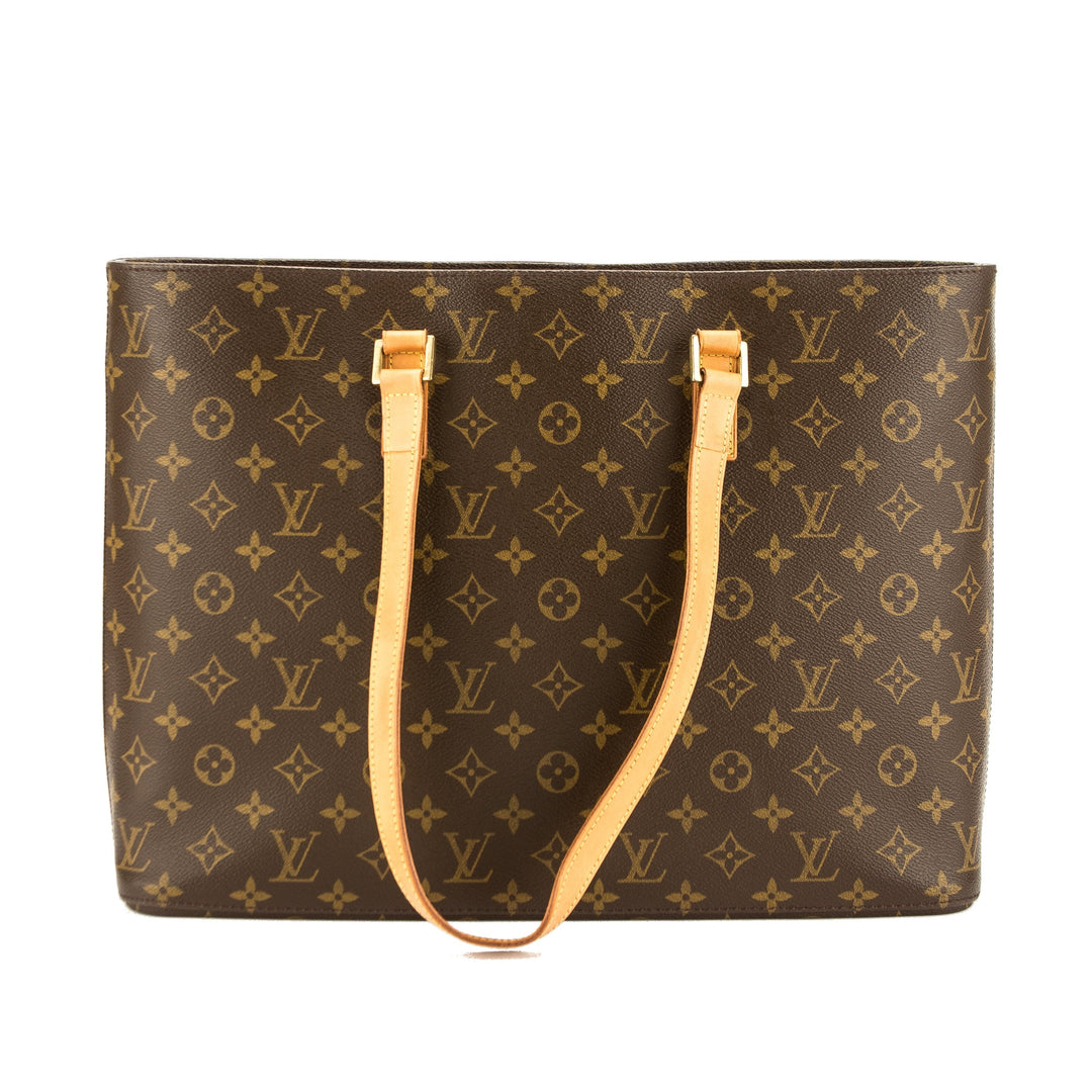 L*V Monogram Canvas Luco Tote Bag (Pre Owned)