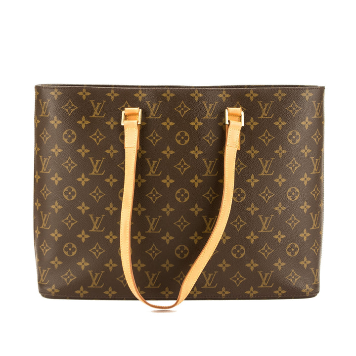 L*V Monogram Canvas Luco Tote Bag (Pre Owned)