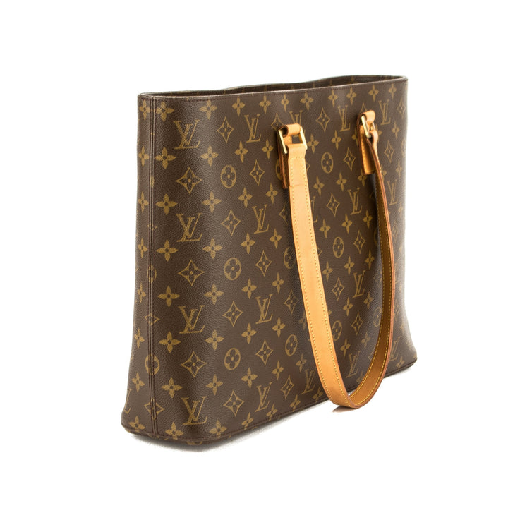 L*V Monogram Canvas Luco Tote Bag (Pre Owned)