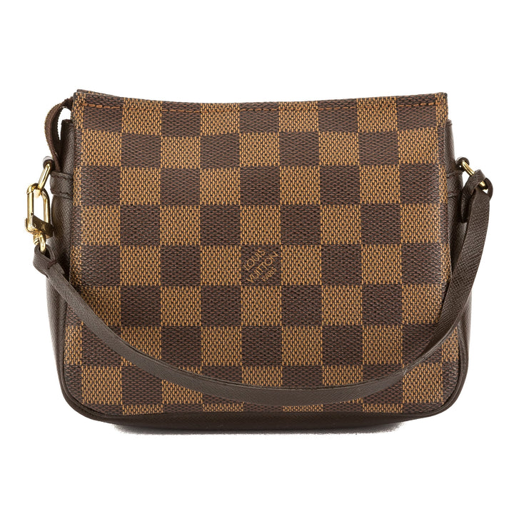 L*V Damier Ebene Canvas Trousse Cosmetic Tote Bag (Pre Owned)