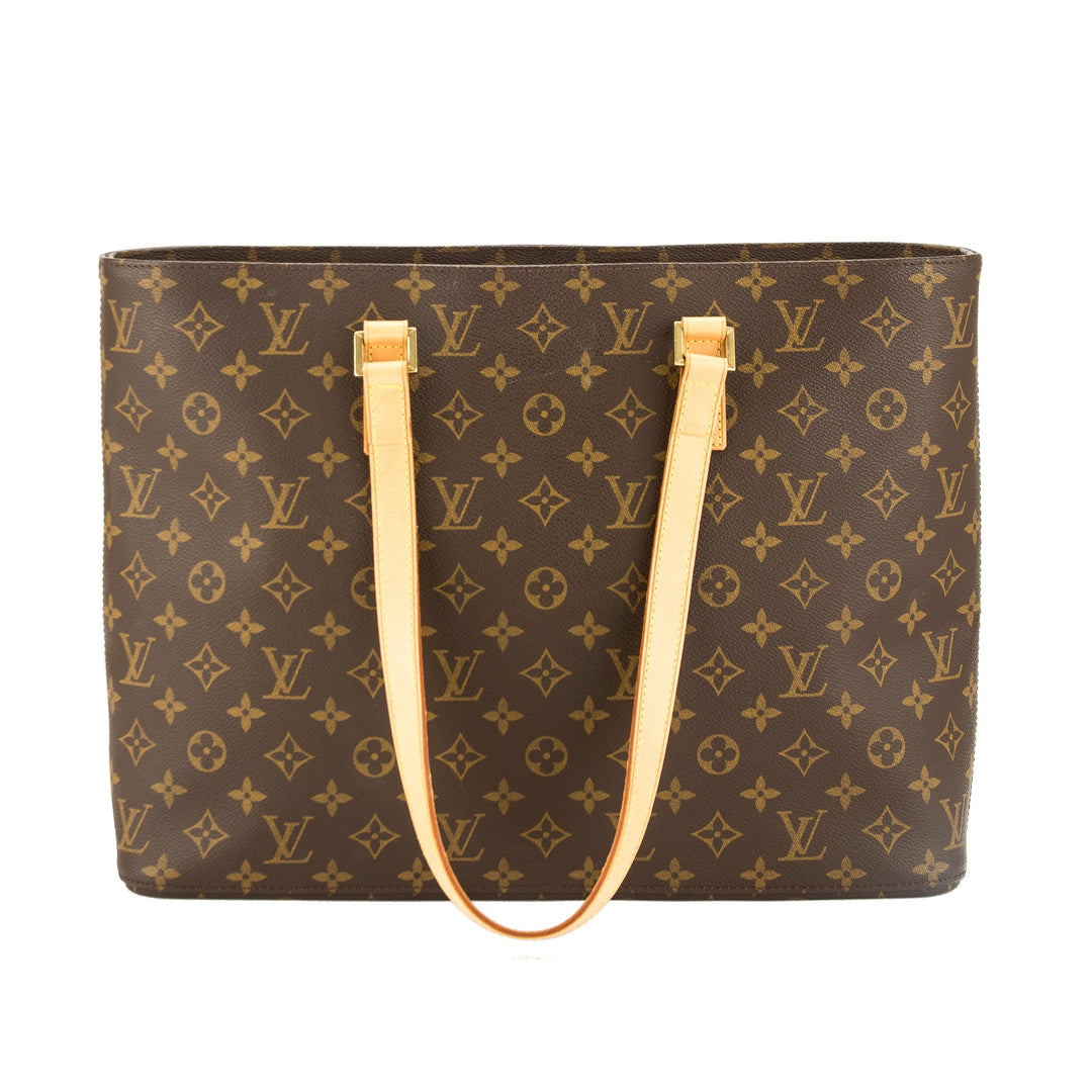 L*V Monogram Canvas Luco Tote Bag (Pre Owned)