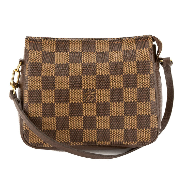 L*V Damier Ebene Canvas Trousse Cosmetic Tote Bag (Pre Owned)