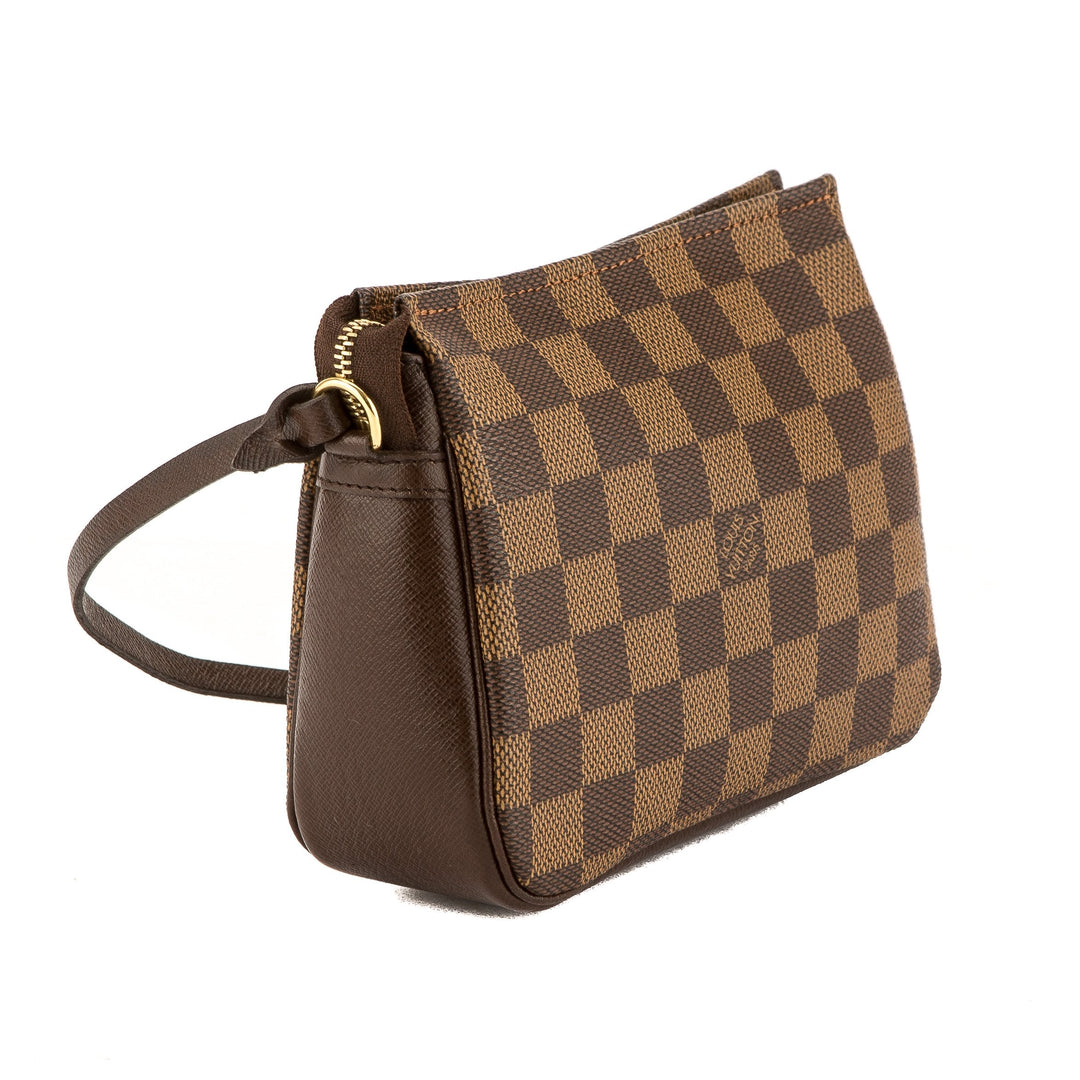 L*V Damier Ebene Canvas Trousse Cosmetic Tote Bag (Pre Owned)