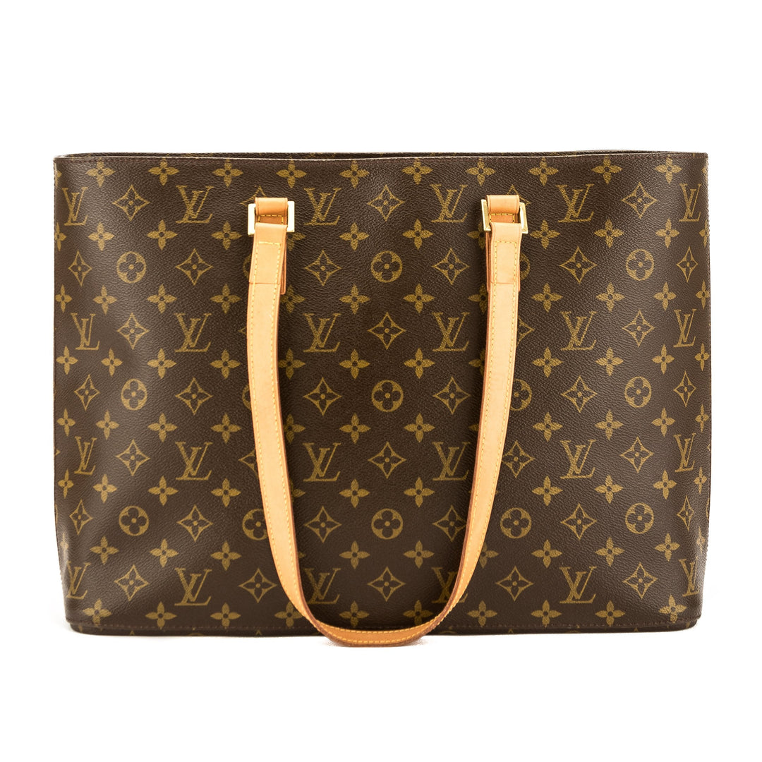 L*V Monogram Canvas Luco Tote Bag (Pre Owned)