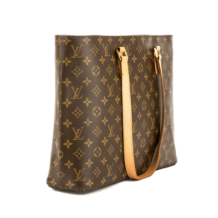 L*V Monogram Canvas Luco Tote Bag (Pre Owned)