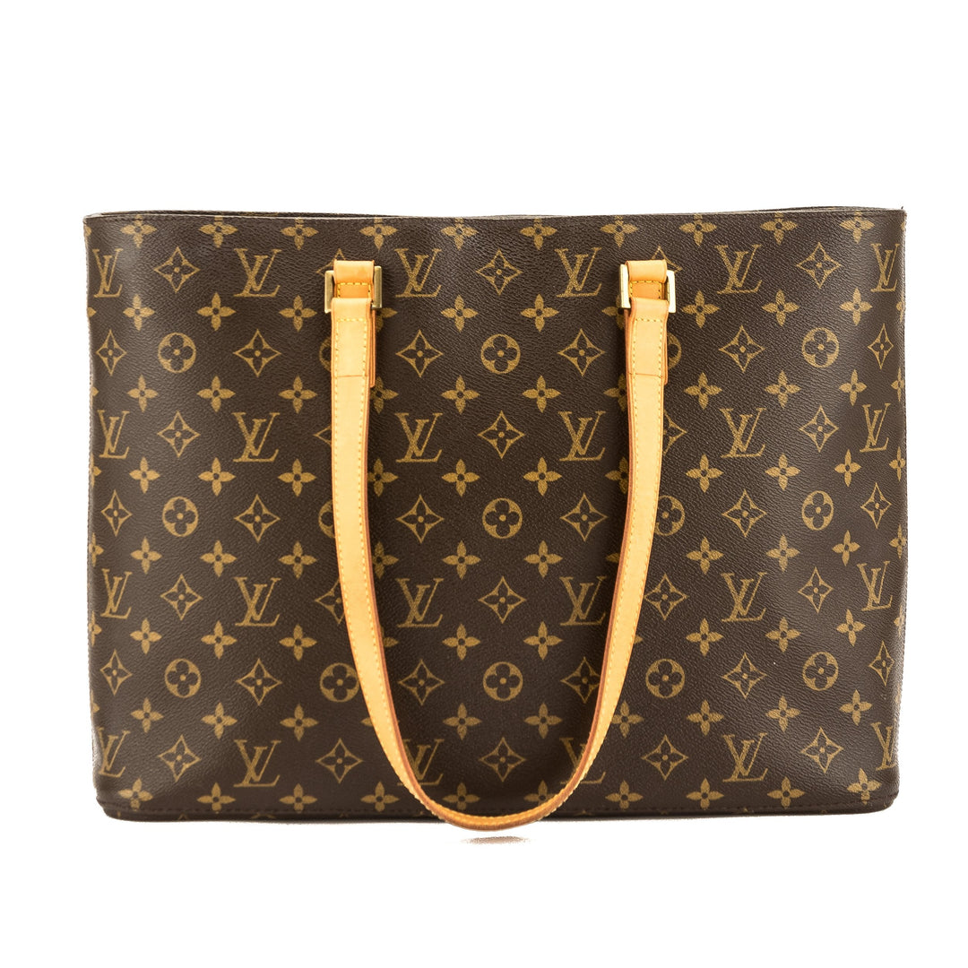 L*V Monogram Canvas Luco Tote Bag (Pre Owned)