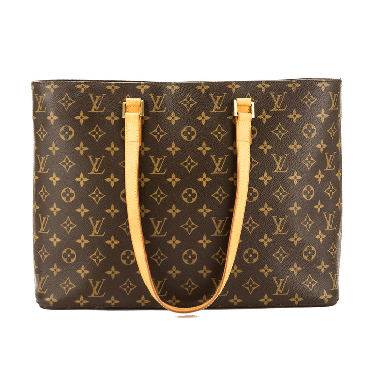 L*V Monogram Canvas Luco Tote Bag (Pre Owned)