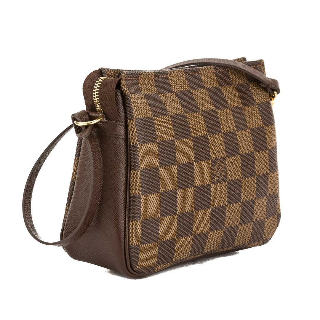 L*V Damier Ebene Canvas Trousse Cosmetic Tote Bag (Pre Owned)