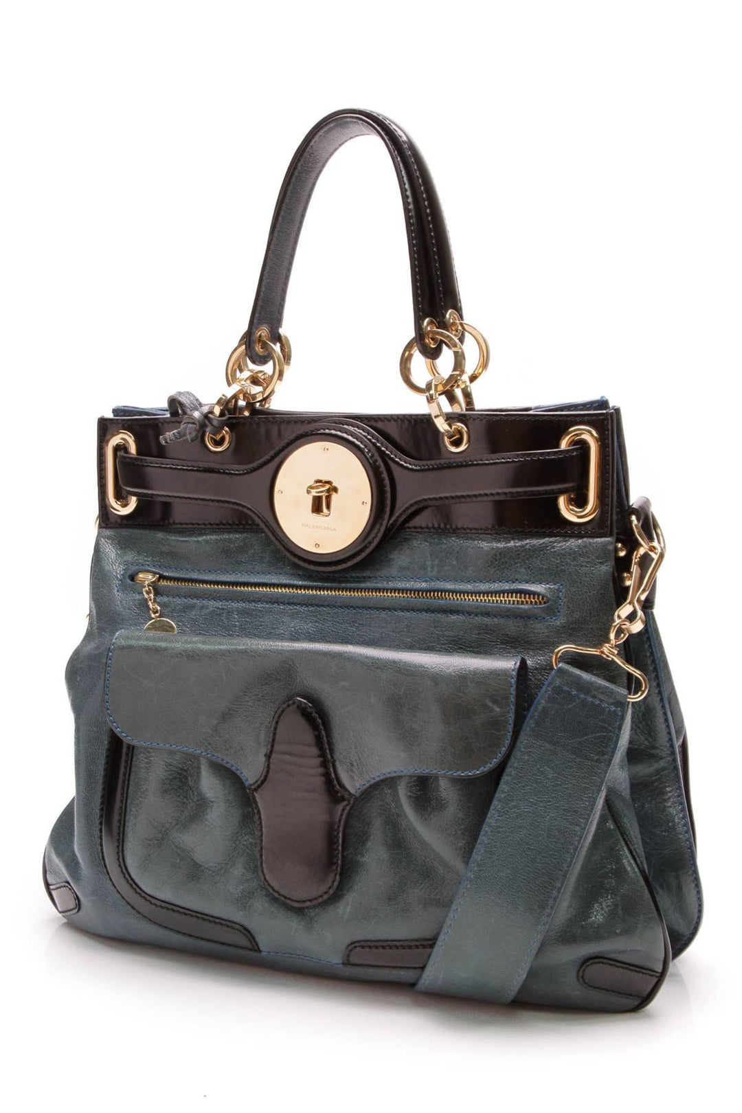 Lune Tote Bag - Blue/Black