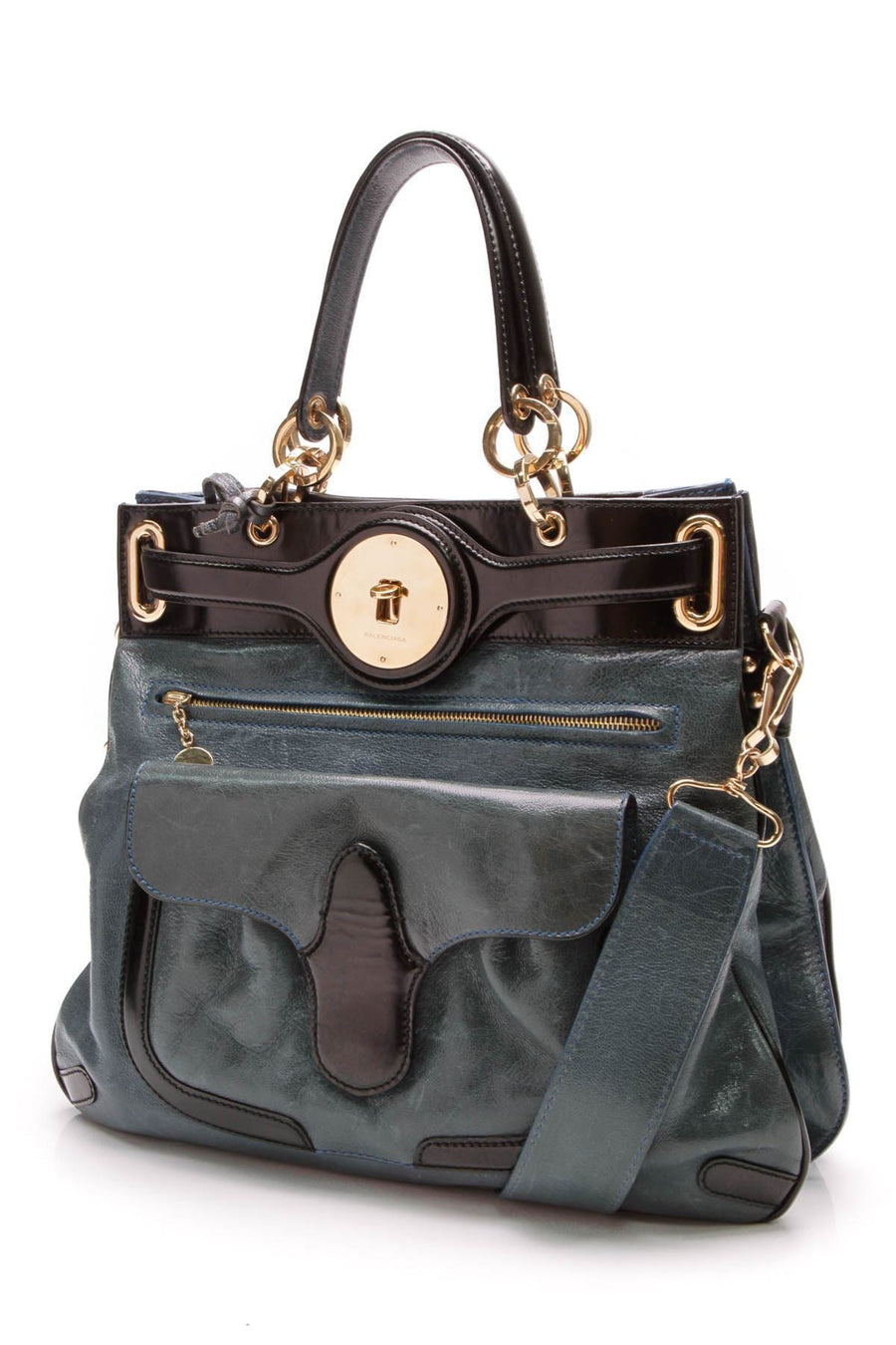 Lune Tote Bag - Blue/Black