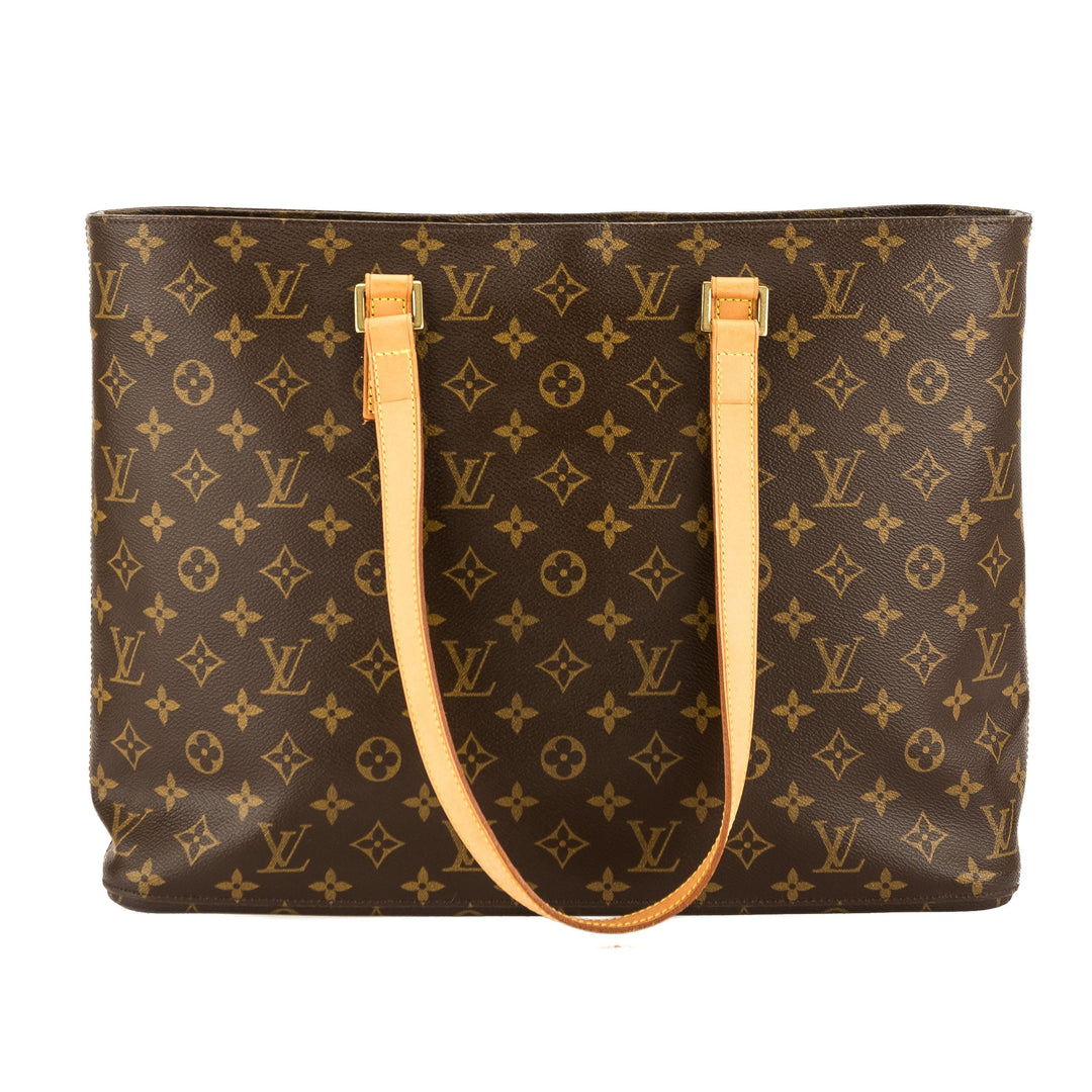 L*V Monogram Canvas Luco Tote Bag (Pre Owned)