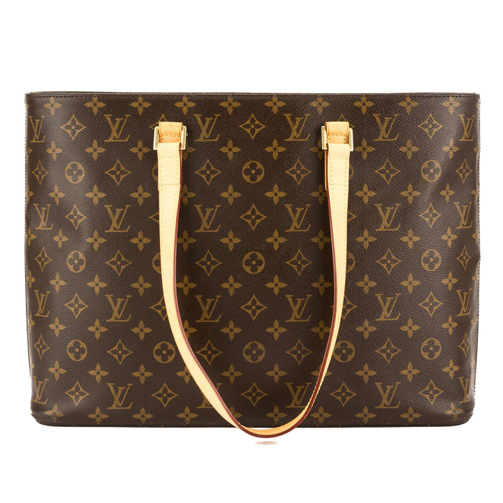 L*V Monogram Canvas Luco Tote Bag (Pre Owned)